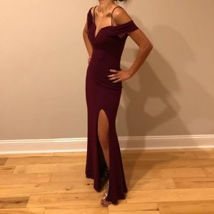 Deep Purple Evening Gown